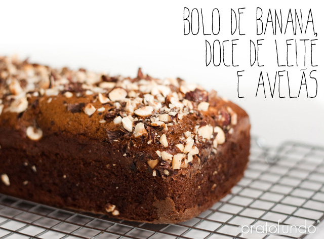 Bolo de Banana, Doce de Leite & Avelã