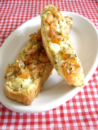 Bruschetta ou Pizza no Pão?
