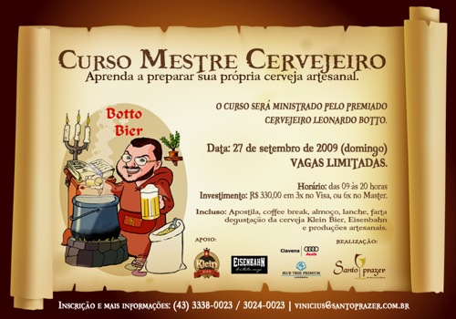 Curso Mestre Cervejeiro com Leonardo Botto