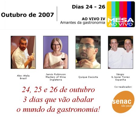 Prazeres da Mesa ao Vivo