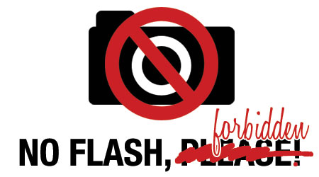 Sem Flash, É Proibido!
