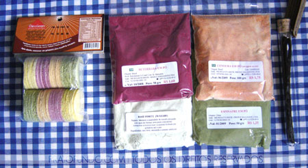 Beterraba, espinafre, cenoura, wasabi em pó e fava de baunilha